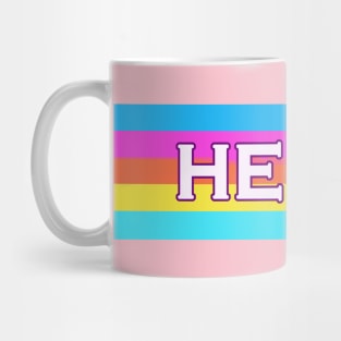 Hello rainbow Mug